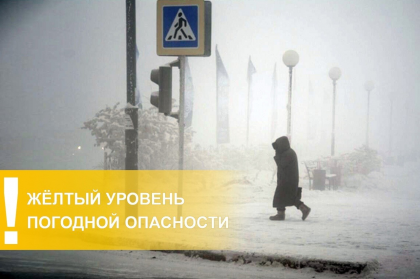 В Москве из-за сильного снегопада объявлен желтый уровень погодной опасности.
